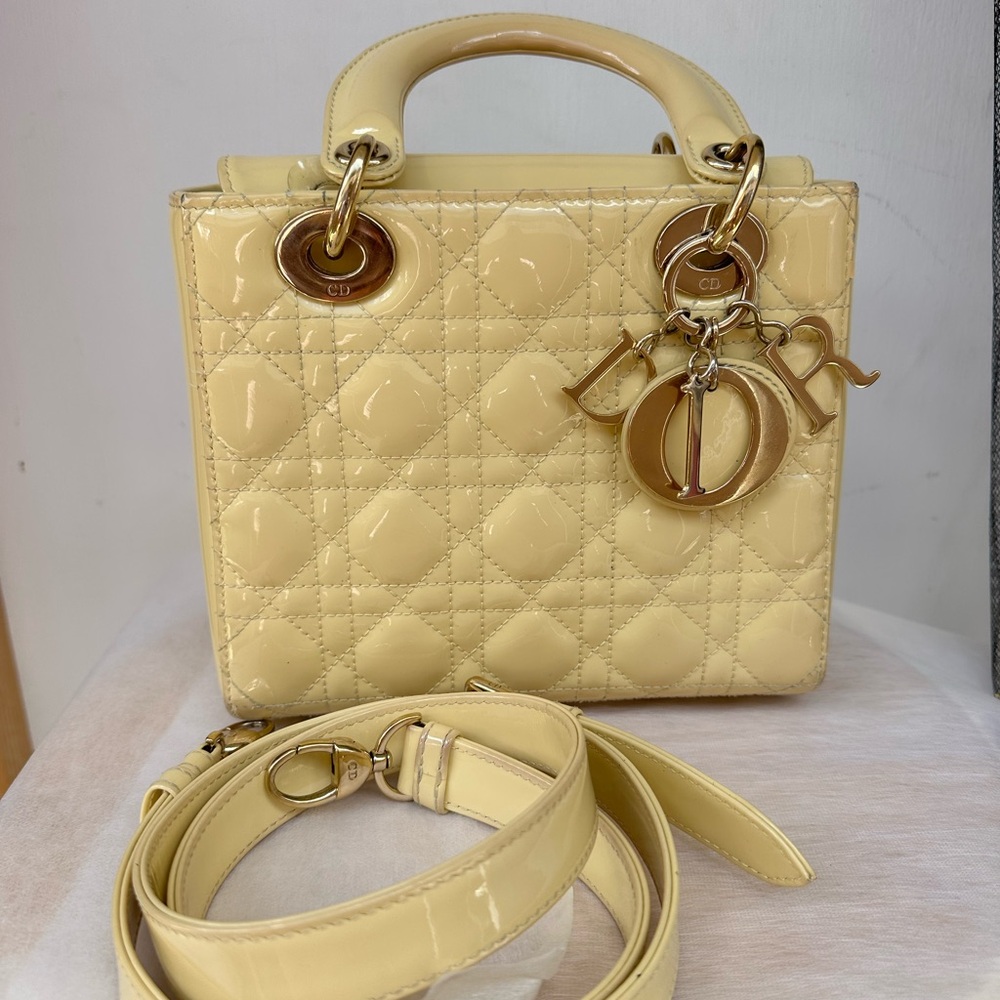 Lady Dior Patent Leather small size